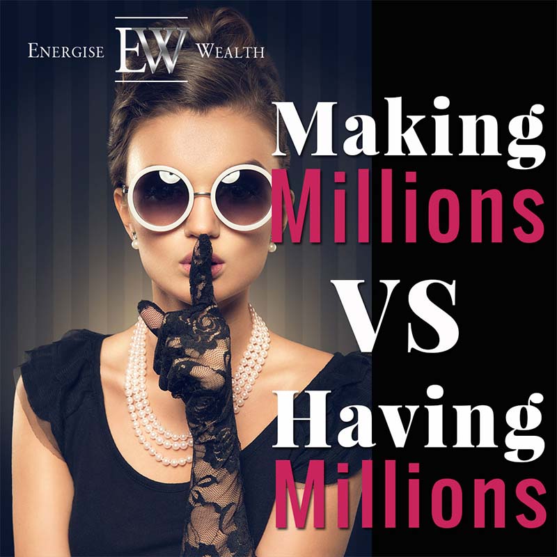 making millions